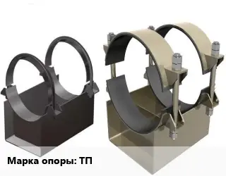 Опора трубопровода ТП тавровая ГОСТ: ОСТ 36-146-88